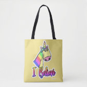 Ik geloof in Cartoon Unicorns Fun Art Design Tote Bag (Voorkant)