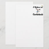 ik geloof in cartwheels briefpapier (Voorkant / Achterkant)