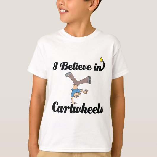 ik geloof in cartwheels t-shirt (Voorkant)