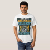 Ik geloof in catch en release white style Mannen T-shirt (Voorkant volledig)