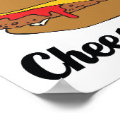 ik geloof in cheeseburgers poster (Hoek)