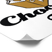 ik geloof in chocolademelk poster (Hoek)