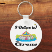 ik geloof in circus sleutelhanger (Voorkant)