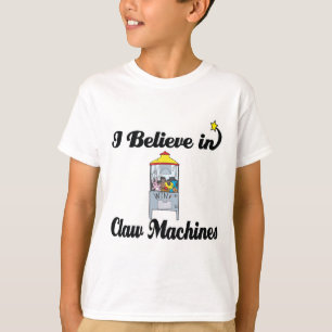 ik geloof in claw - machines t-shirt