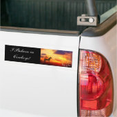 Ik geloof in Cowboys! Bumpersticker (Op Truck)