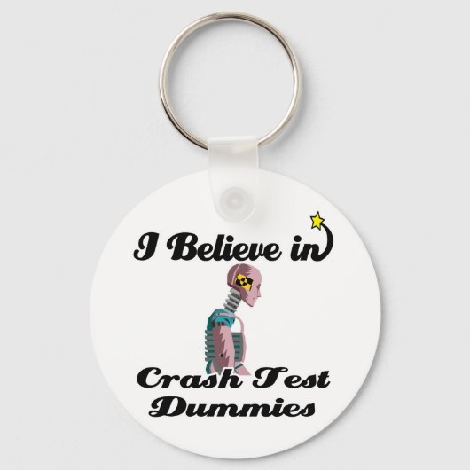 ik geloof in crash test dummies sleutelhanger (Voorkant)