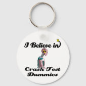 ik geloof in crashtestdummies sleutelhanger (Voorkant)