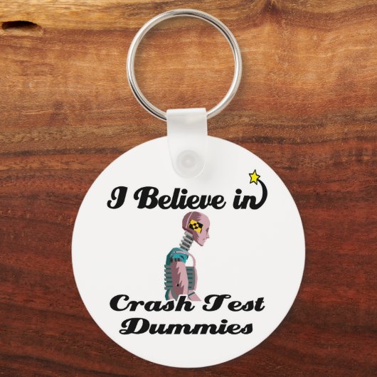 ik geloof in crashtestdummies sleutelhanger (Voorkant)