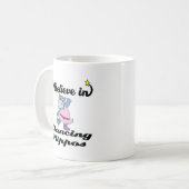 ik geloof in dansende hippos koffiemok (Voorkant links)