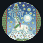 IK GELOOF IN DE CHRISTMAS UNICORN, HORSE STICKERS<br><div class="desc">BLIJF EEN BELIEVER,  VIND DE SPIRIT VAN CHRISTMAS IN DEZE MAGISCHE UNICORN STICKERS SCHIJF,  Ronde,  Groene/Rode KORTrand *Pas aan ... Kijk naar overeenkomende items Susan Brack Design</div>