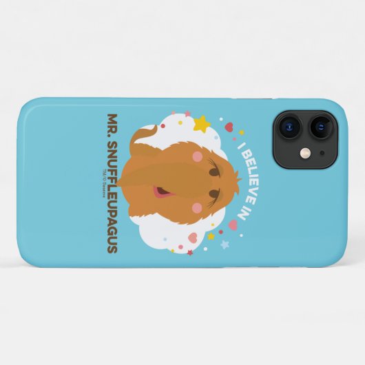 Ik geloof in de heer Snuffleupagus Case-Mate iPhone Case (Achterkant (horizontaal))