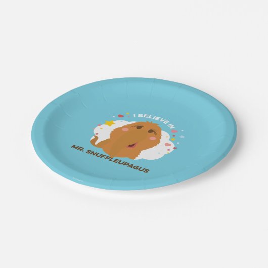 Ik geloof in de heer Snuffleupagus Papieren Bordje (Gekanteld)