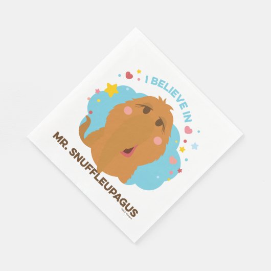 Ik geloof in de heer Snuffleupagus Servet (Hoek)