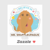 Ik geloof in de heer Snuffleupagus Sticker (Vel)