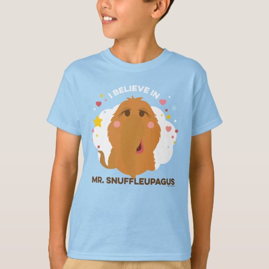 Ik geloof in de heer Snuffleupagus T-shirt (Voorkant)