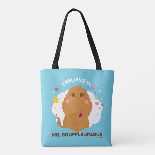 Ik geloof in de heer Snuffleupagus Tote Bag (Achterkant)