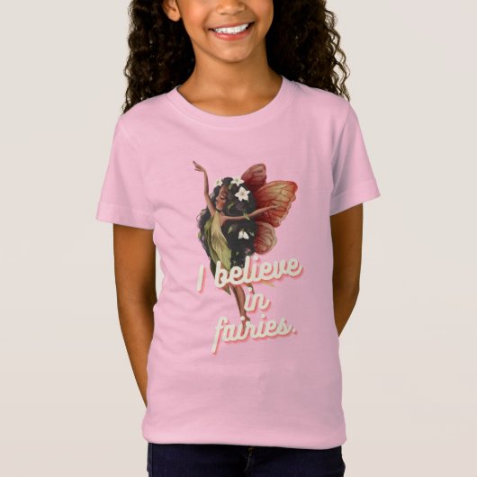 Ik geloof in de Kinder T-Shirt van de fairies (Voorkant)