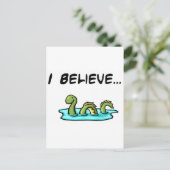 Ik geloof in de Loch Ness Monster Briefkaart (Staand voorkant)