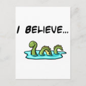 Ik geloof in de Loch Ness Monster Briefkaart (Voorkant)