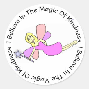 Ik geloof in de magie van vriendelijkheid Stickers
