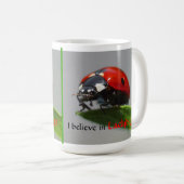 Ik geloof in de Mok van Ladybugs (Voorkant rechts)