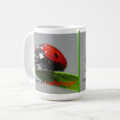 Ik geloof in de Mok van Ladybugs (Voorkant links)