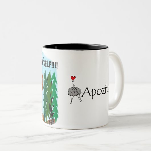 Ik geloof in de mok van MYSELF koffie (Voorkant rechts)