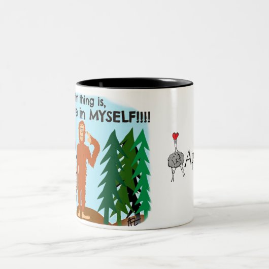 Ik geloof in de mok van MYSELF koffie (Center)