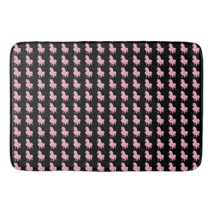 Ik geloof in de onzichtbare roze eenhoorn. badmat
