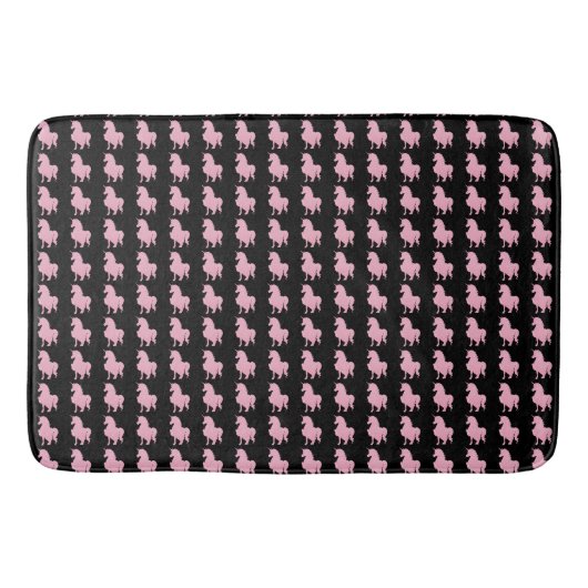 Ik geloof in de onzichtbare roze eenhoorn. badmat (Voorkant)