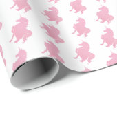 Ik geloof in de onzichtbare roze eenhoorn. cadeaupapier (Rol Hoek)