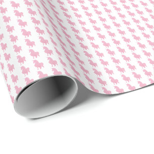 Ik geloof in de onzichtbare roze eenhoorn. cadeaupapier