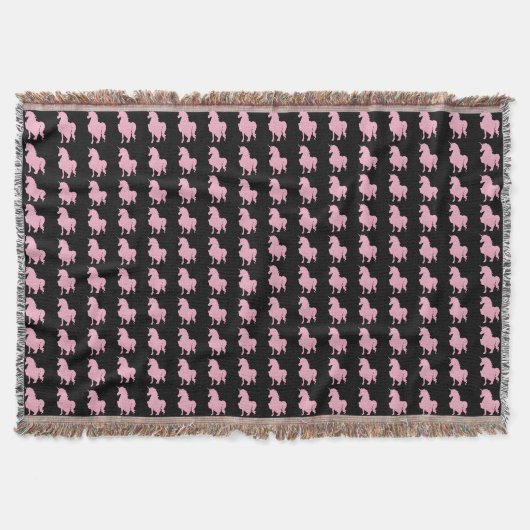 Ik geloof in de onzichtbare roze eenhoorn. deken (Voorkant)