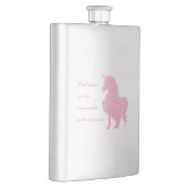 Ik geloof in de onzichtbare roze eenhoorn. flacon (Rechts)