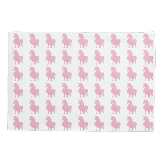 Ik geloof in de onzichtbare roze eenhoorn. kussensloop (Achterkant)