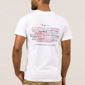 Ik geloof in de Verenigde Staten van Amerika T-shirt (Achterkant)