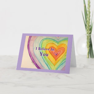 Ik geloof in de Wenskaarten van You Hearts Bedankkaart