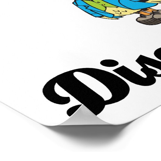 ik geloof in disco - eenden poster (Hoek)