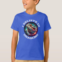 "Ik geloof in draken" met baardagaam T-shirt