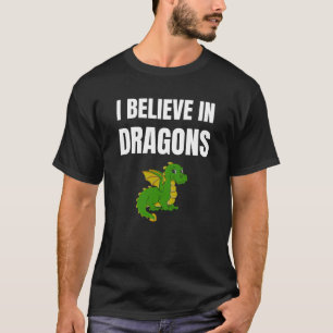 Ik geloof in draken t-shirt