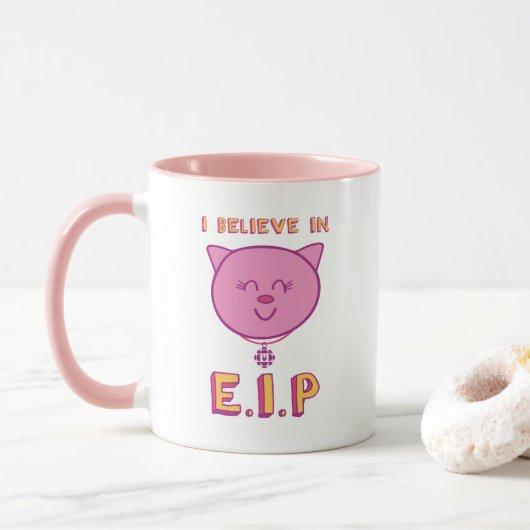 Ik geloof in E.I.P Combo Mok (Met donut)