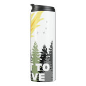 Ik geloof in een asteroïde Tumbler Thermosbeker (Geroteerd rechts)