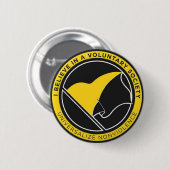 Ik geloof in een Ronde Button van de Vrijwilligers (Voorkant /achterkant)