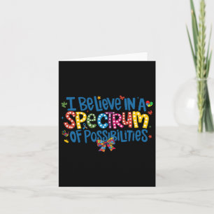 Ik geloof in een spectrum van mogelijkheden voor a kaart