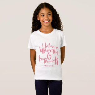 IK GELOOF IN EENHOORNS EN ZEEMEERMINNEN T-SHIRT