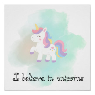Ik Geloof in Eenhoorns Poster