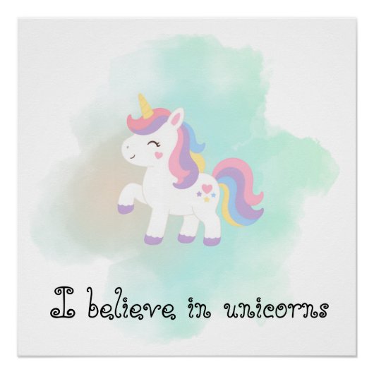 Ik Geloof in Eenhoorns Poster (Voorkant)