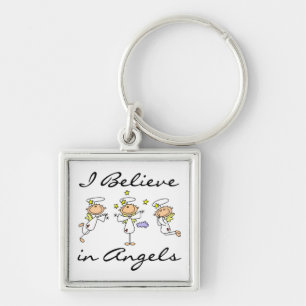 Ik geloof in engel T-shirts en cadeaus Sleutelhanger
