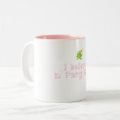 Ik geloof in Fairy Tales Tweekleurige Koffiemok (Voorkant links)