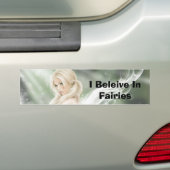Ik geloof in feeën bumpersticker (Op auto)